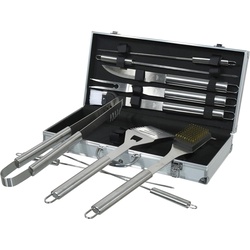 Cattara, Grillbesteck, Grillbesteck-Set 11-tlg. ALU-Koffer