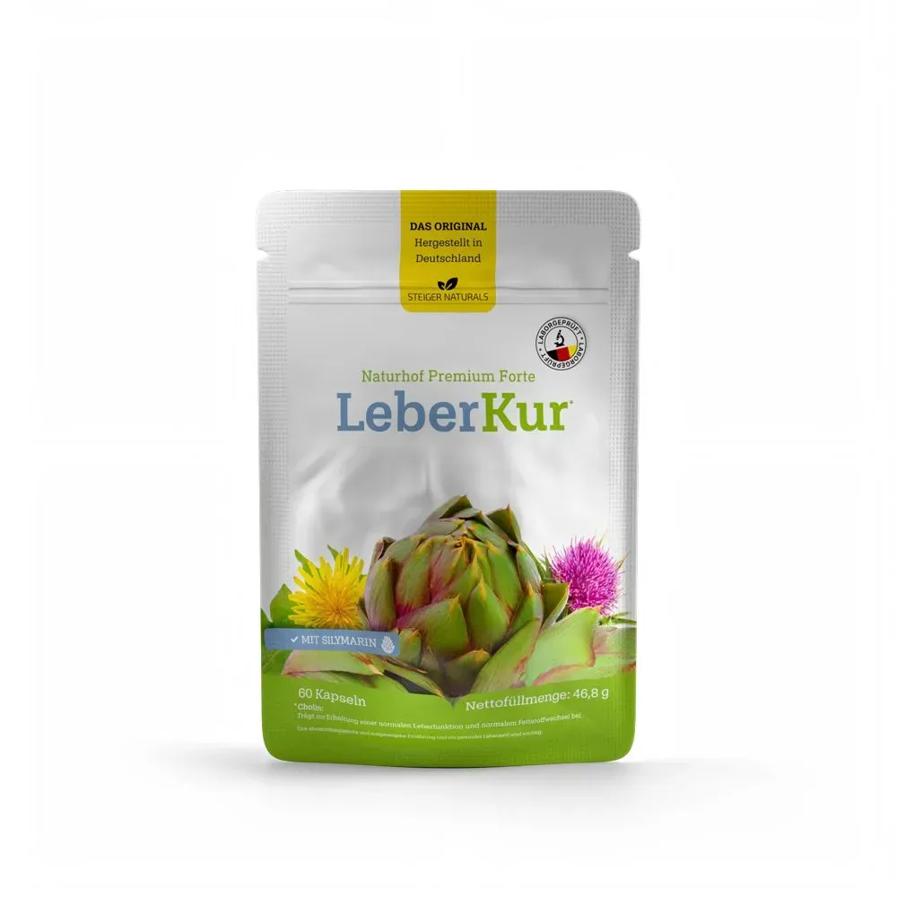 Naturhof Leberkur Premium Forte Kapseln 3x60 P