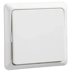 Elso 241604 Universalschalter 10A RENOVIERUNG komplett Steckklemme reinweiß