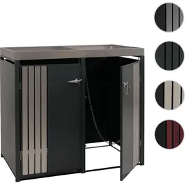 MCW Mülltonnenverkleidung O67 125 x 84 cm anthrazit