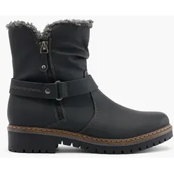 Komfort Boots - Damen - schwarz