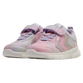 hummel Crosslite Glitter Sneaker Grau/Pink/Rosa 21