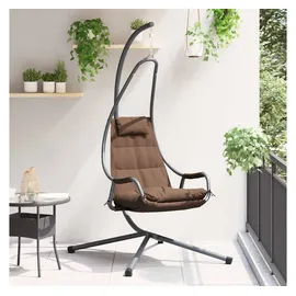 vidaXL Hängendes Ei-Stuhl Kaffeebraun 1-Sitzer