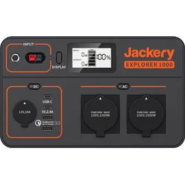 Jackery Explorer 1000 Tragbare Powerstation 1000W