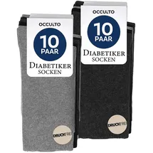 Occulto Goetz Socken-Sets 10er Pack grau 43-46