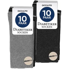 Occulto Goetz Socken-Sets 10er Pack grau 43-46