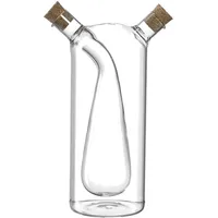 LEONARDO Cucina 2in1 Essig/Öl Flasche 18,5 cm Glas