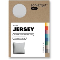 SCHLAFGUT EASY Jersey Kissen ca. 40x40cm in Farbe Grey Light