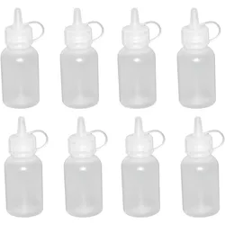 GVK ECO 8 Mini Quetschflaschen 30 ml Soßenflasche, Dressingflasche, Gewürzflasche
