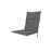 SUN GARDEN Sesselauflage 47 x 0 x 4 cm grau 1 St.