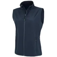 Result Womens Recycled 2-Layer Printable Softshell Bodywarmer - navy