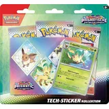 Pokémon Pokemon Karmesin & Purpur Prismatische Entwicklungen TECH-Sticker Kollektion 3er Blister Folipurba