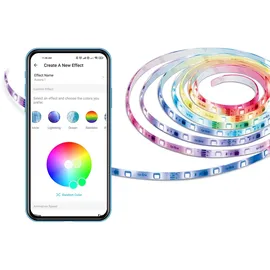 Tapo TP-Link RGBIC LED Strip 5m, beschichteter Smart LED Streifen, 50 verschiedene Farbzonen Segmentcontrol, 16 Mio. Farben, kompatibel mit Amazon Alexa, Hey Google L920-5