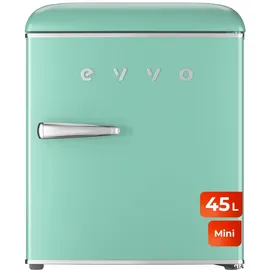 evvo-home F20 Retro Mini-Kühlschrank 45 l 550 mm hoch Pastellgrün