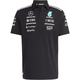 adidas Mercedes-AMG Petronas Formel 1 Team Poloshirt schwarz S