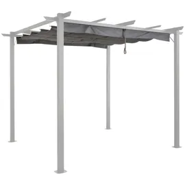 Konifera Pavillon-Ersatzdach 295 x 295 cm Grau