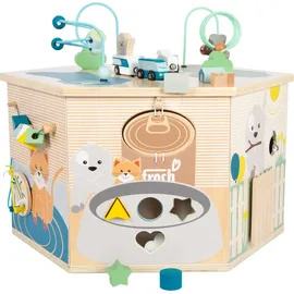 Small Foot Company small foot Motorikwürfel XXL Haustiere,