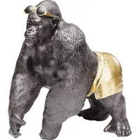 Kare Design Deko Figur Monkey Beach, schwarz
