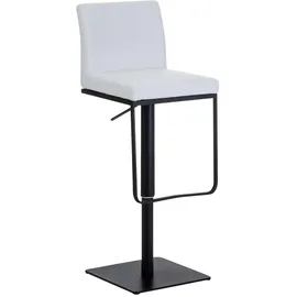 deluke Barhocker CARIN 42 x 44 x 86 cm Schwarz/Weiß