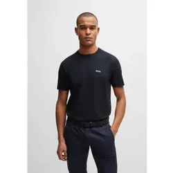 BOSS für Herren. 50506373 T-shirt Elastisch navy (S), Lässig, Baumwolle, Kurzarm, Marine