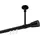Interdeco GARDINENSTANGE INNENLAUF Sonette Sitra 520 cm (geteilt in 4 x 130 cm), 1-läufig, 20 mm Ø Schwarz
