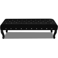 vidaXL Sitzbank Schwarz 110 x 40 x 48 cm