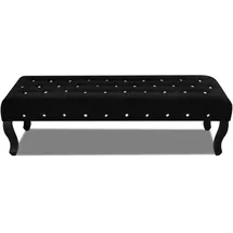 vidaXL Sitzbank Schwarz 110 x 40 x 48 cm