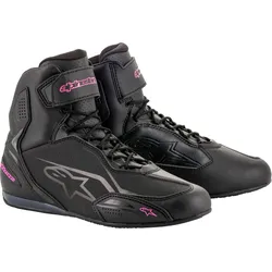Alpinestars Stella Faster-3 Damen Motorradschuhe, schwarz-pink, Größe 38