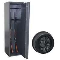 Waffenschrank Waffentresor GunSafe 0-5E (1400x400x420mm) Klasse 0, 5 Waffenhalter - Zahlenschloss