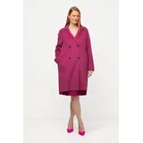 Ulla Popken Mantel pink L-XL