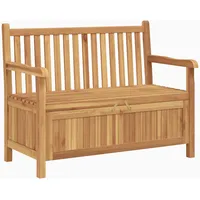 VidaXL Gartenaufbewahrungsbank Braun 114 x 60 x 90 cm