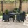 vidaXL Garten Essgruppe 5-tlg. Anthrazit