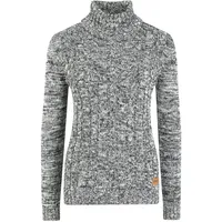 Oxmo OXPhilipa Damen, Rollkragenpullover Pullover mit Rollkragen in blau