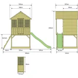TP Toys Spielhaus Wald, ca. B306/H230/T137 cm, Natur