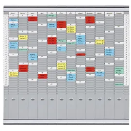 Franken Stecktafel 81,9 x 78,3 cm Grau/Weiß