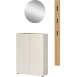 Germania Garderoben-Set Alviano 104 x 200 cm Braun