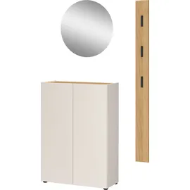 Germania Garderoben-Set Alviano 104 x 200 cm Braun