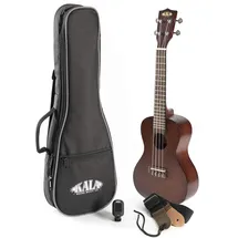 Kala KA-15-C-BNDL Satin Mahogany - Konzert Ukulele