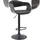 CLP Barhocker Kingston  schwarz/grau Kunstleder
