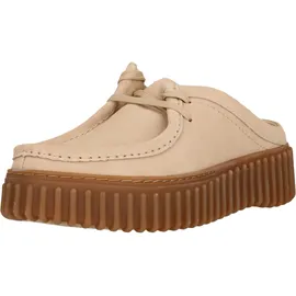 CLARKS Torhill Mule Oxford, Ecru Suede, 41 EU - 41 EU
