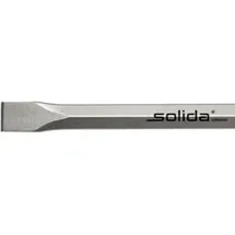 Solida Flachmeissel 28 x 700 mm Hex. 22 mm mit 6 Nuten