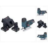 Bosch GST 12V-70 Professional Akku Stichsäge 12 V 70 mm + 2x Akku 6,0 Ah + Ladegerät