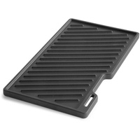 BURNHARD Grillplatte für Fred 41,5 x 23,5 cm, BBQ Wendeplatte