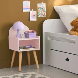 Nachttisch für Kinderzimmer Rosa - sweeek