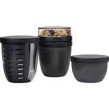 Mepal Ellipse Pot-Set 3-teilig Nordic Black