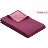 IBENA Cotton Pur 100 x 140 cm violett/altrosa