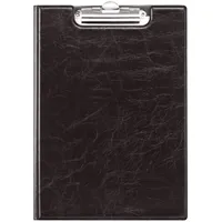 Durable Blockmappe A4, aufklappbar mit Federklemme und Innentaschen, schwarz, 235501
