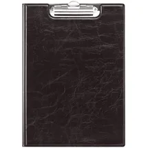 Durable Blockmappe A4, aufklappbar mit Federklemme und Innentaschen, schwarz, 235501