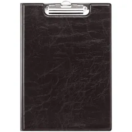 Durable Blockmappe A4, aufklappbar mit Federklemme und Innentaschen, schwarz, 235501