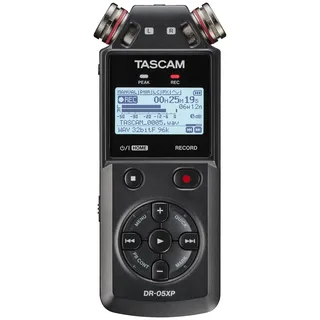 Tascam DR-05XP - Portabler 2 Kanal Recorder mit 32-Bit-Float-Auflösung und USB Audio Interface